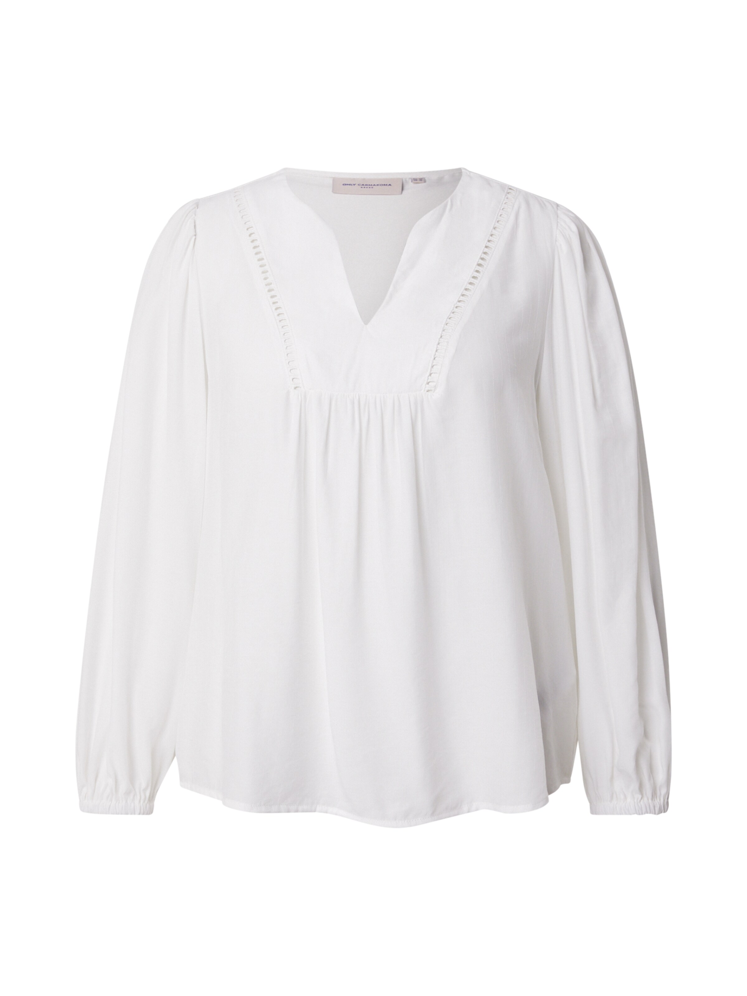 ONLY Carmakoma Блузка 'CARMYRNA' в Белый: спереди
