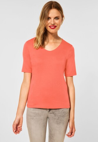 T-shirt STREET ONE en orange : devant