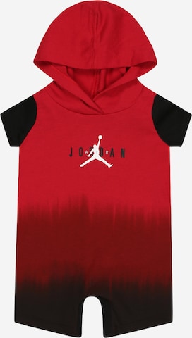 Jordan - Pijama entero/body en rojo: frente