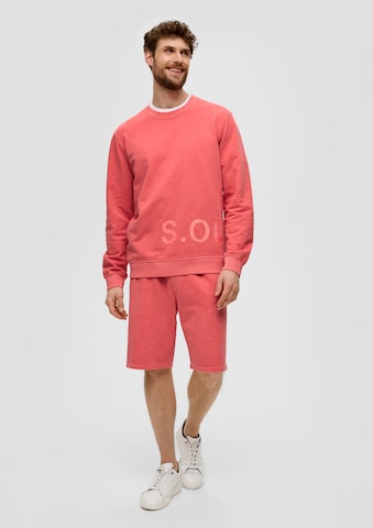 s.Oliver Sweatshirt in Rood