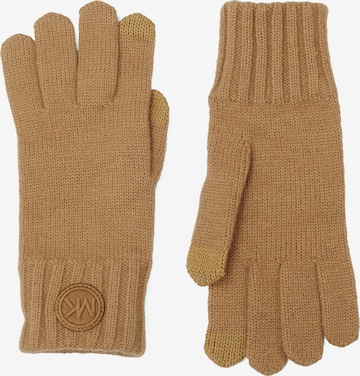 Gants MICHAEL Michael Kors en marron : devant