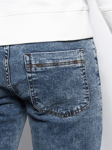 Ombre Skinny Jeans 'P1062' in Blau
