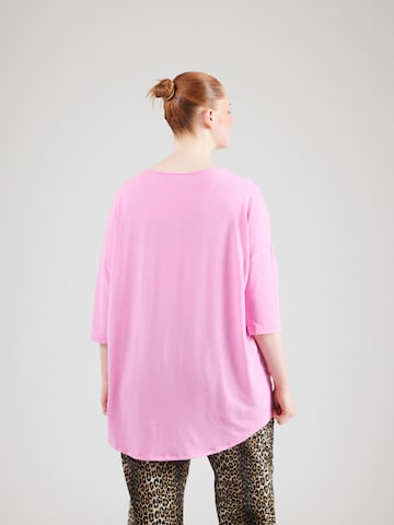 ONLY Carmakoma Shirt 'Lamour' in Roze