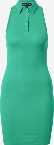 Motel - Vestido camisero 'Jeeta' en verde: frente