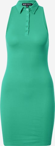 Motel Shirt Dress 'Jeeta' in Green: front