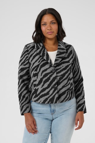 KAFFE CURVE Blazer 'Tori' in Black: front