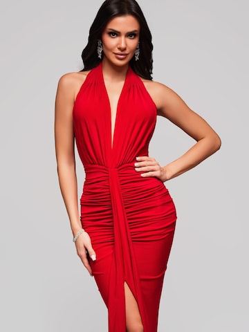 Ombre Avondjurk in Rood