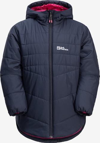 JACK WOLFSKIN - Casaco outdoor 'Solyd' em azul: frente