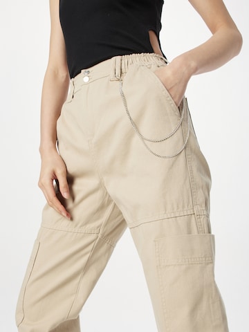 Effilé Pantalon Koton en beige