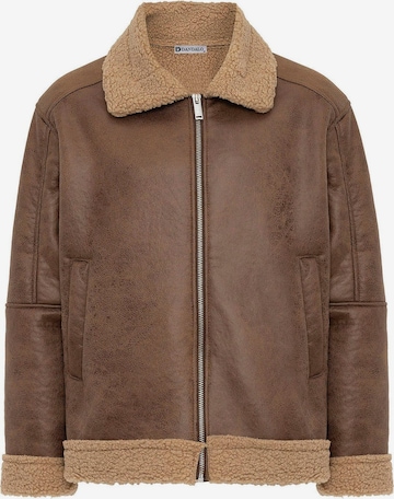 Dandalo - Casaco meia-estação em castanho: frente