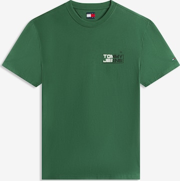 Tommy Jeans T-shirt i grön: framsida
