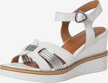 TAMARIS Sandals in White: front