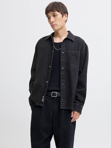 Comfort fit Camicia di JACK & JONES in nero: frontale