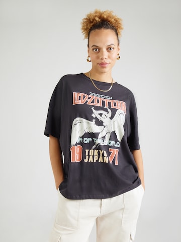 Noisy May Curve T-Shirt 'NMIDA' in Grau: Vorderseite