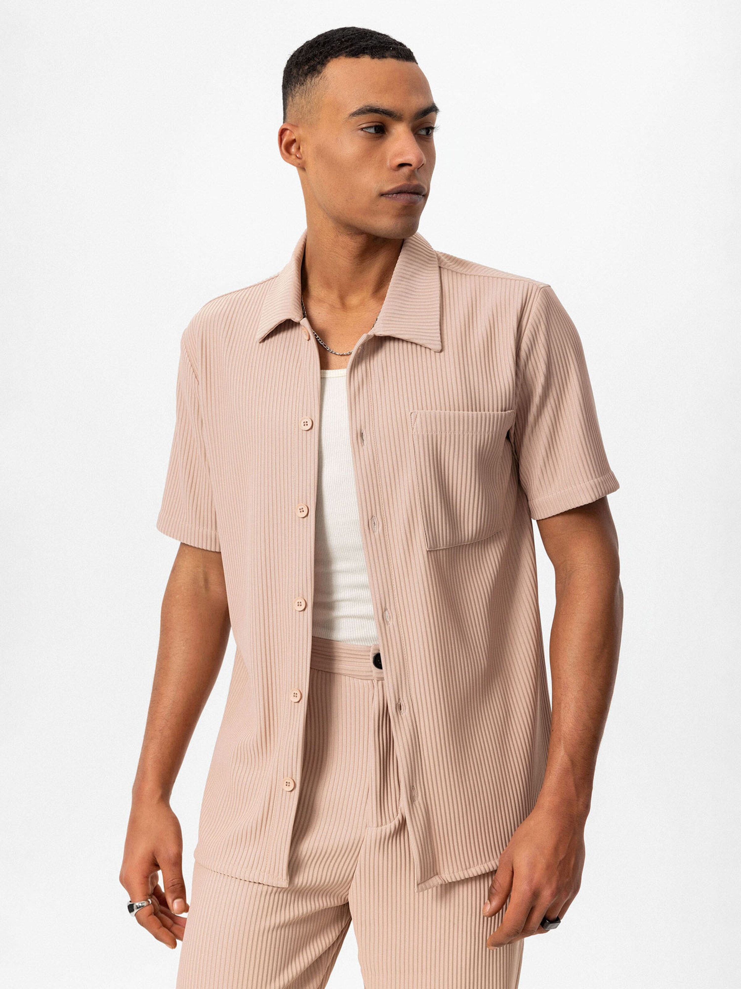 Antioch Rovný strih Košeľa - Béžová: predná strana