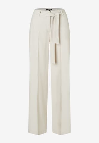 MORE & MORE Wide leg Pleated Pants in Beige: front
