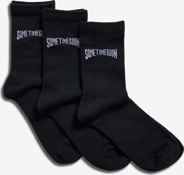 SOMETIME SOON Socks in Black