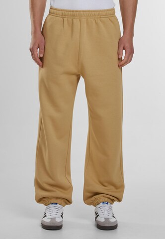 Effilé Pantalon Urban Classics en beige : devant
