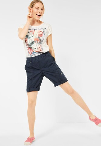 CECIL Loosefit Shorts in Blau