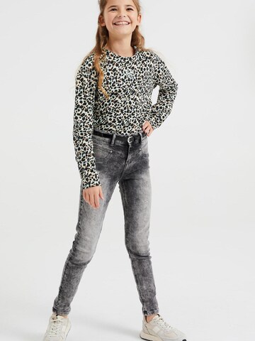 WE Fashion Skinny Jeans in Grau