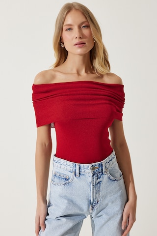 Happiness İstanbul Тениска в червено: отпред