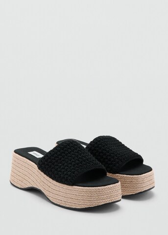 MANGO TEEN Mules 'Martan' in Black