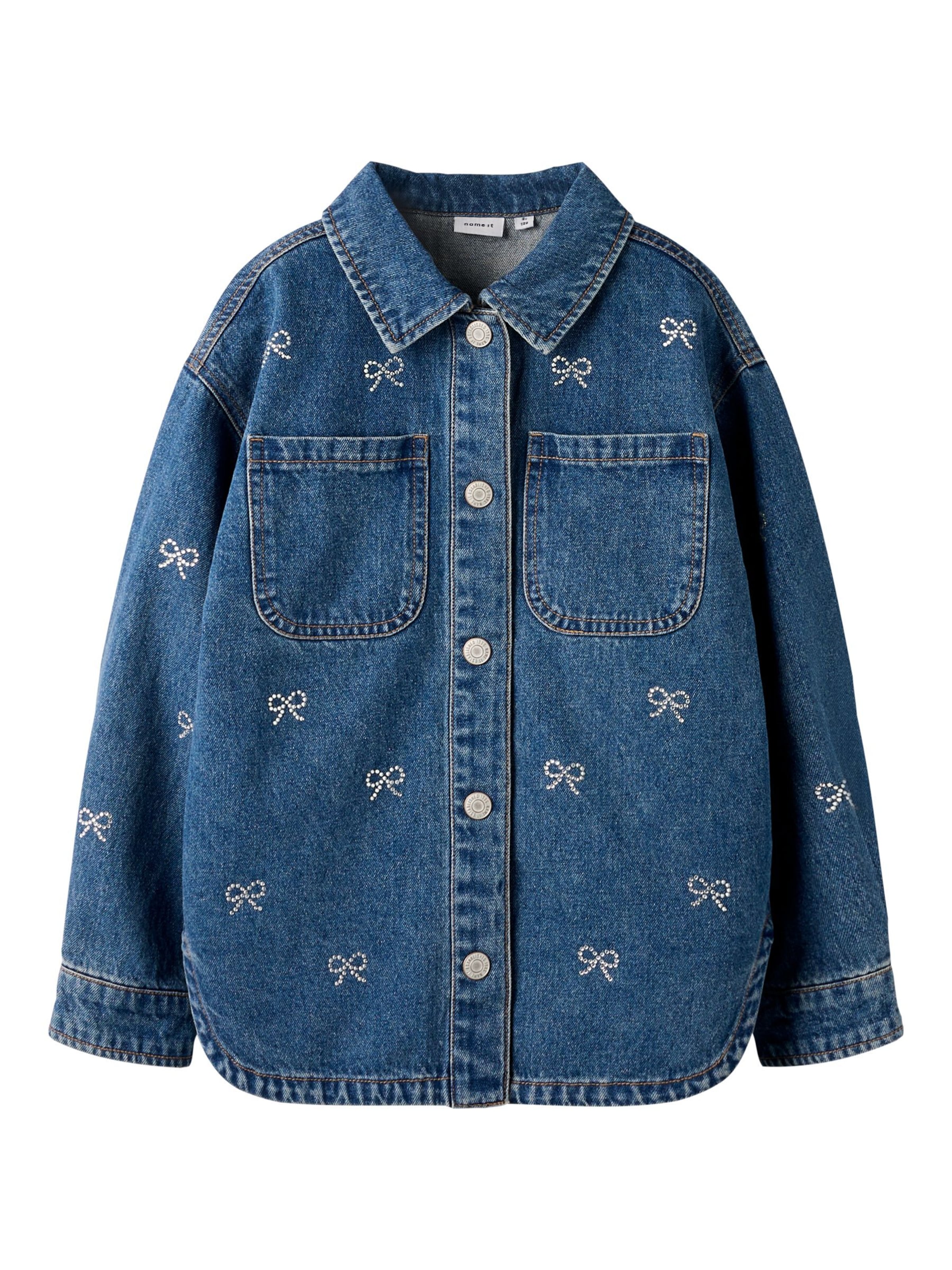 Veste mi-saison NAME IT en bleu : devant