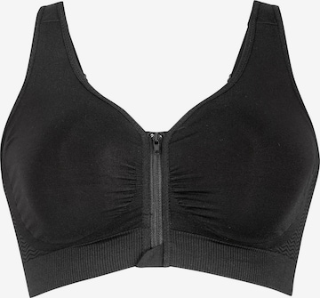 ANITA Bodice 'Lynn' in Black: front