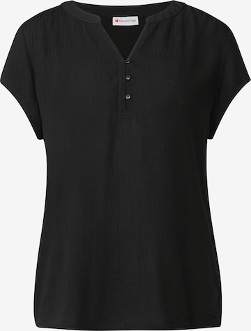 STREET ONE Bluse in Schwarz: Vorderseite