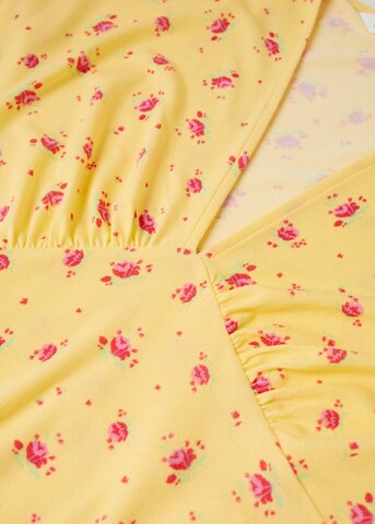 MANGO Letné šaty 'manzano' - Žltá
