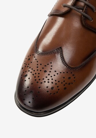 DreiMaster Klassik - Zapatos con cordón en marrón