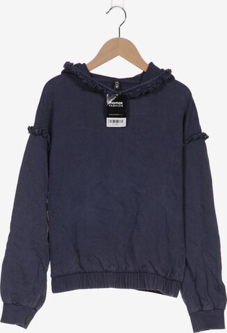 PIECES Sweatshirt & Zip-Up Hoodie in S in Blue: front