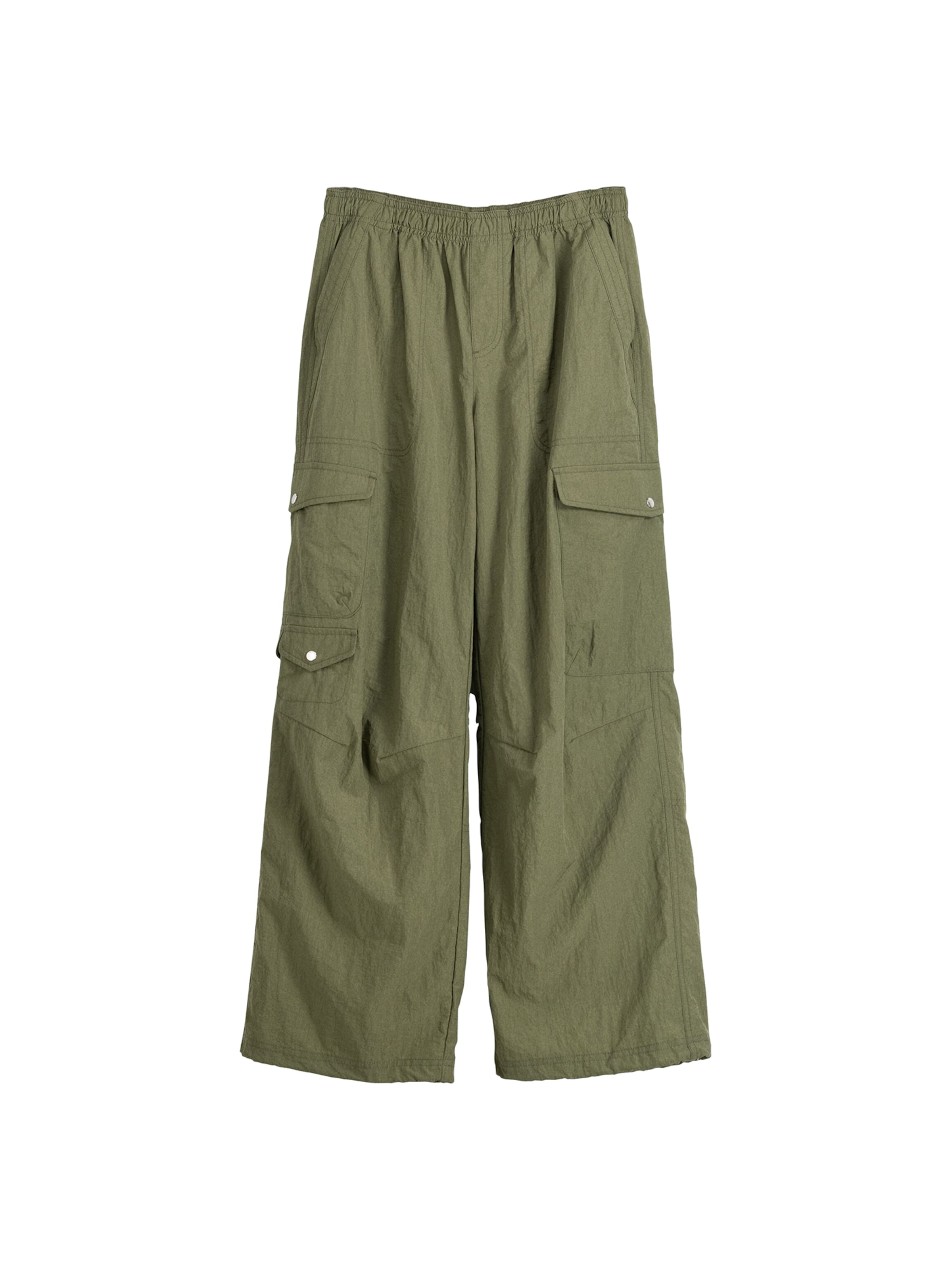 Bershka Nadrág - zöld: elől