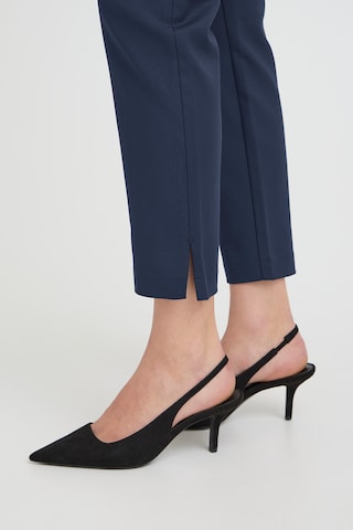 Regular Pantalon Pulz en bleu