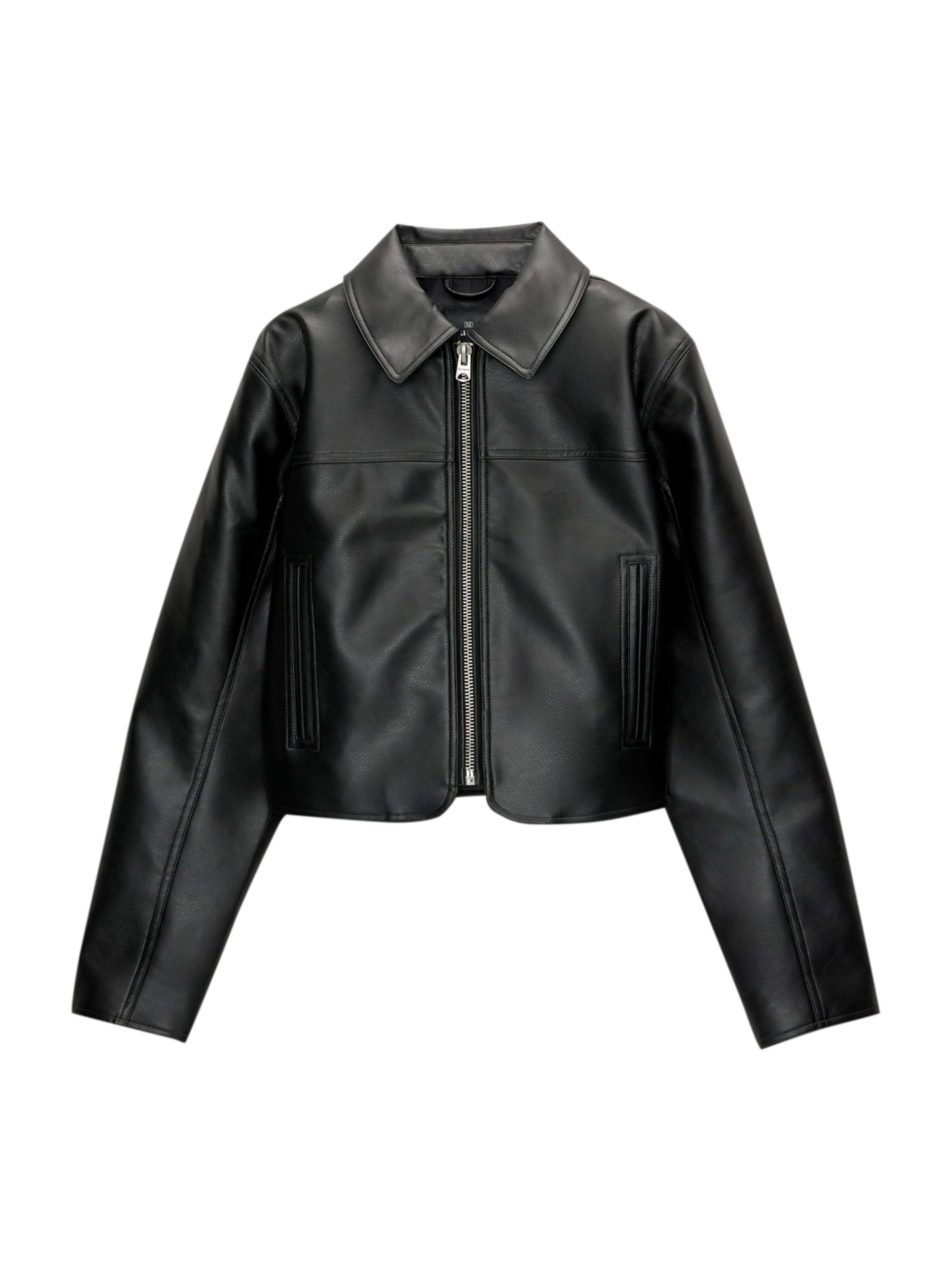 Pull&Bear Prechodná bunda - Čierna: predná strana