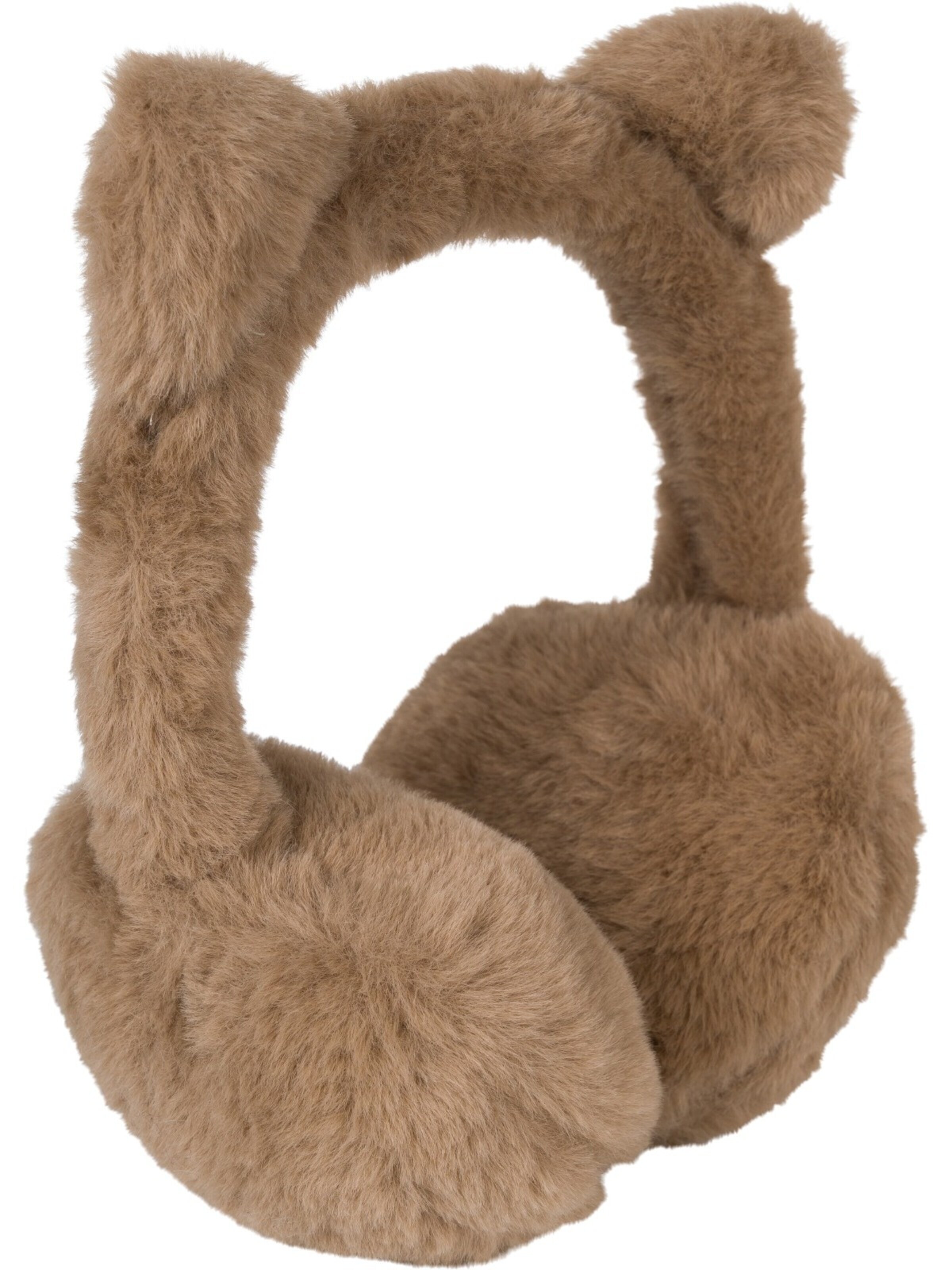 styleBREAKER Headband 'Plüsch Ohrenschützer mit Öhrchen' in Grey