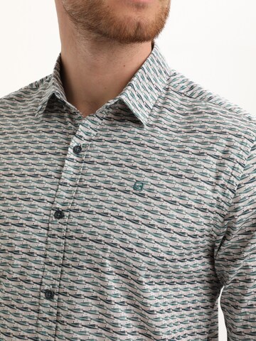 Gabbiano Shirt 'modern' in Blue