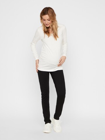 MAMALICIOUS Tapered Broek 'Alba' in Zwart