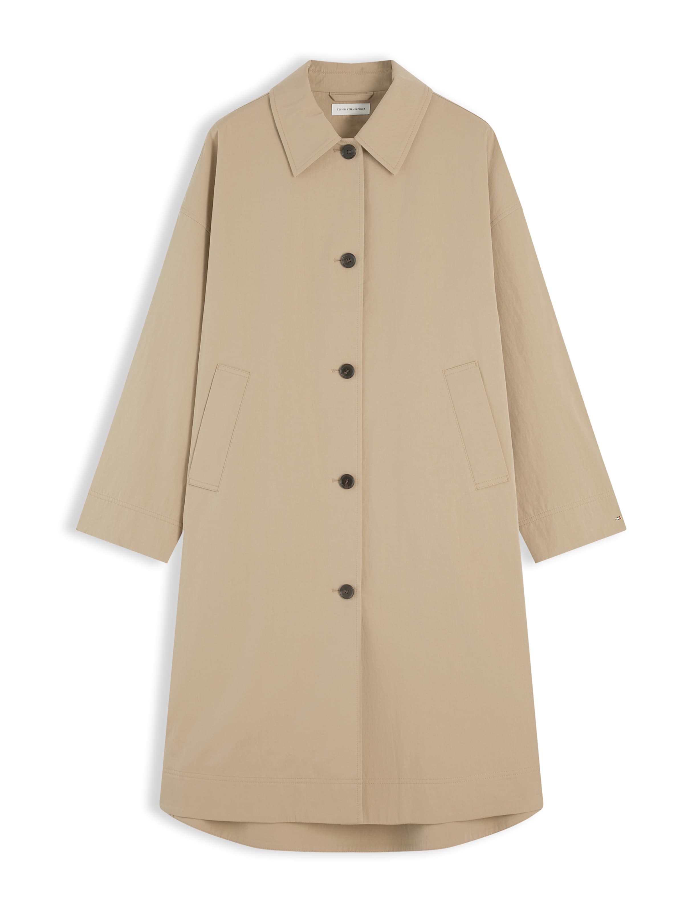 TOMMY HILFIGER Prehoden plašč | bež barva: sprednja stran