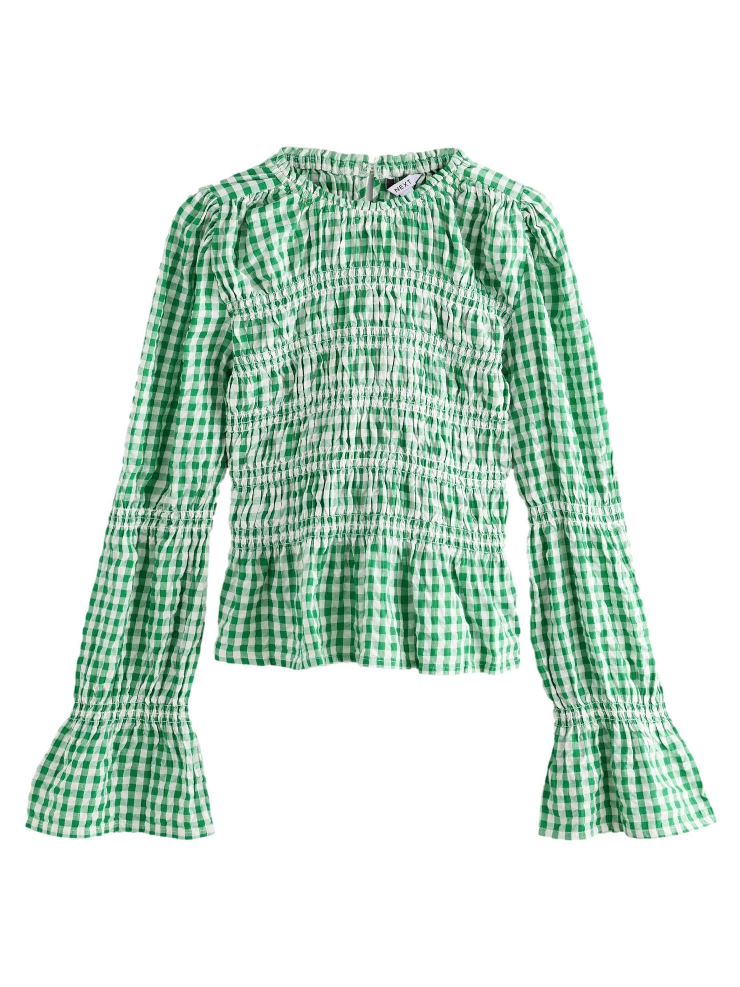 zaļš Next Blūze: no priekšpuses