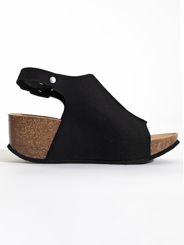 Bayton - Sandalias 'Cruz' en negro