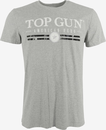 TOP GUN Shirt in Grijs: voorkant