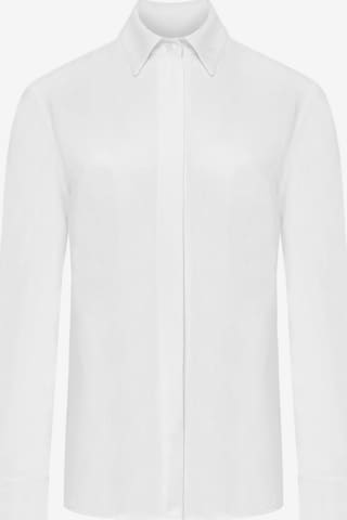 mandragora - Blusa 'Ora' en beige: frente