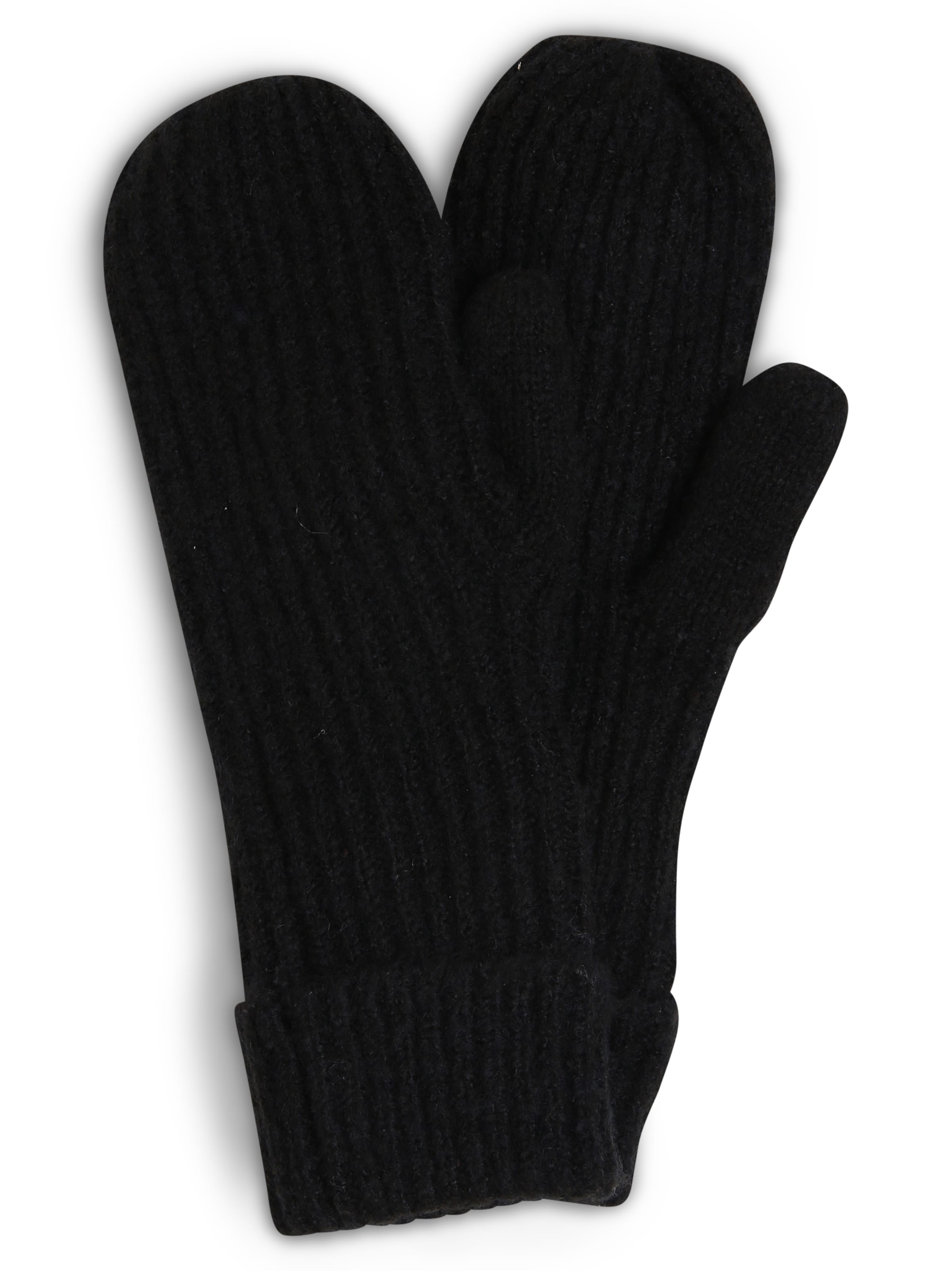 PIECES Mittens 'PCPyron' in Black: front