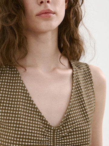 MANGO Overdel 'VION' i grøn