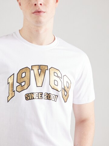 19V69 ITALIA T-Shirt 'Tadeo' in Weiß