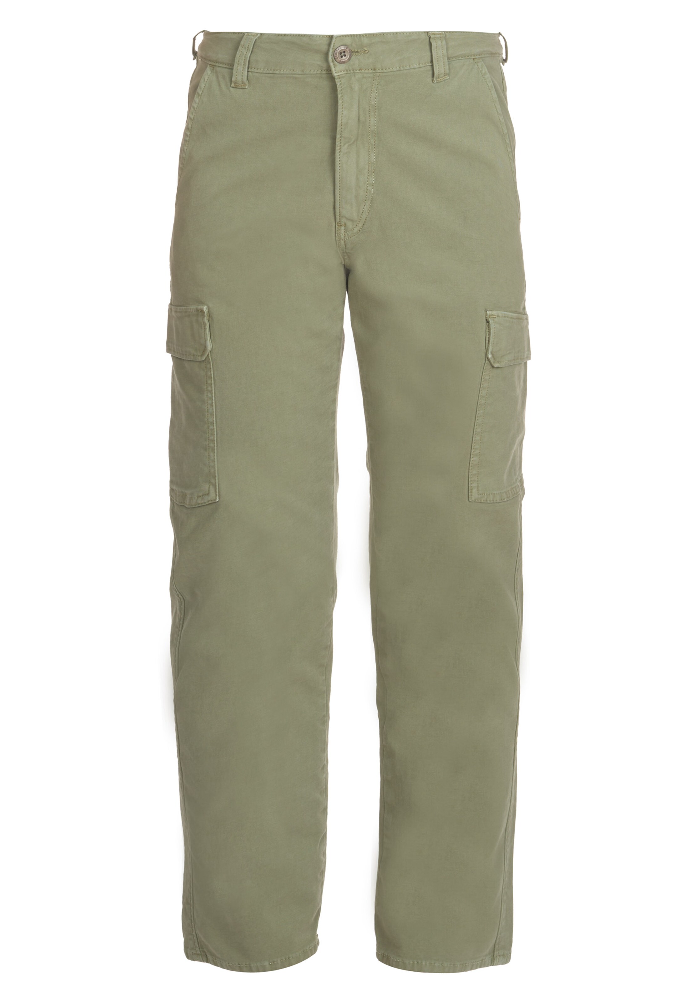 Le Temps Des Cerises Regular Cargobroek in Groen: voorkant