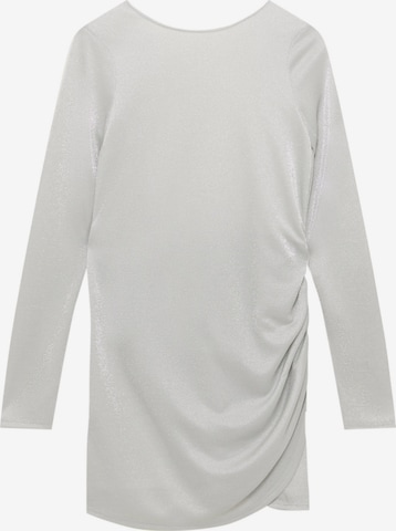 Pull&Bear Šaty – stříbrná: přední strana