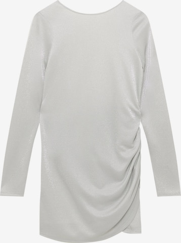 Pull&Bear Kleid in Silber: predná strana