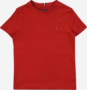 TOMMY HILFIGER T-Shirt 'ESSENTIAL' in Rot: predná strana